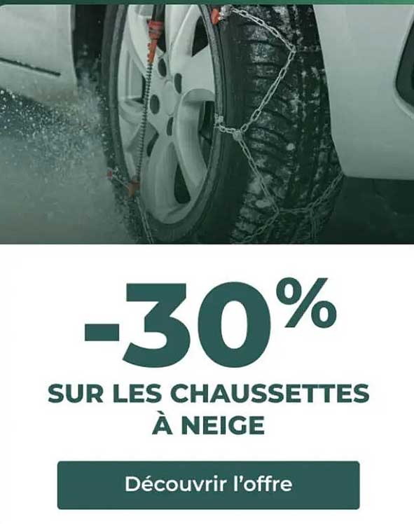 -30% SUR LES CHAUSSETTES À NEIGE