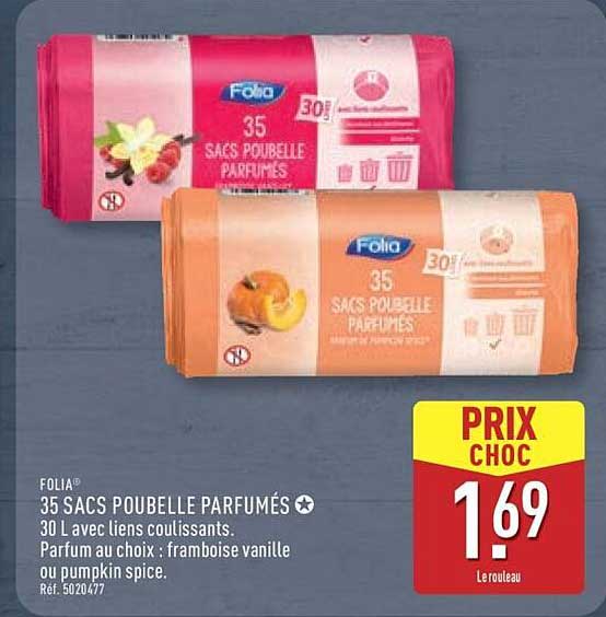 35 SACS POUBELLE PARFUMÉS