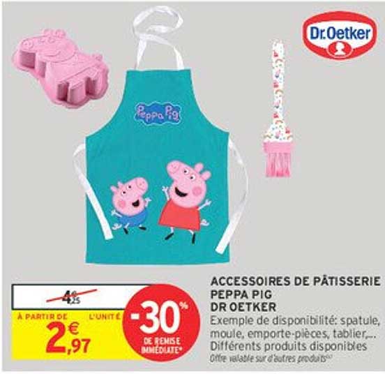 ACCESSOIRES DE PÂTISSERIE PEppa Pig