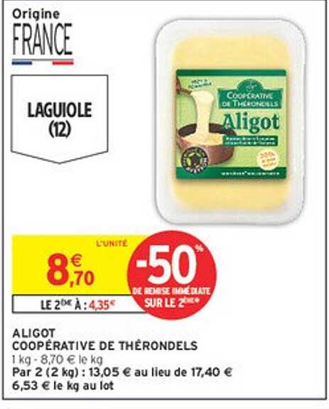 ALIGOT COOPÉRATIVE DE THÉRONDLS