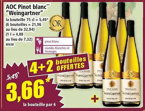 AOC Pinot blanc" Weingartner