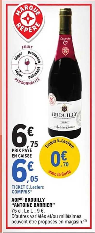 AOP Brouilly 'Antoine Barrier'