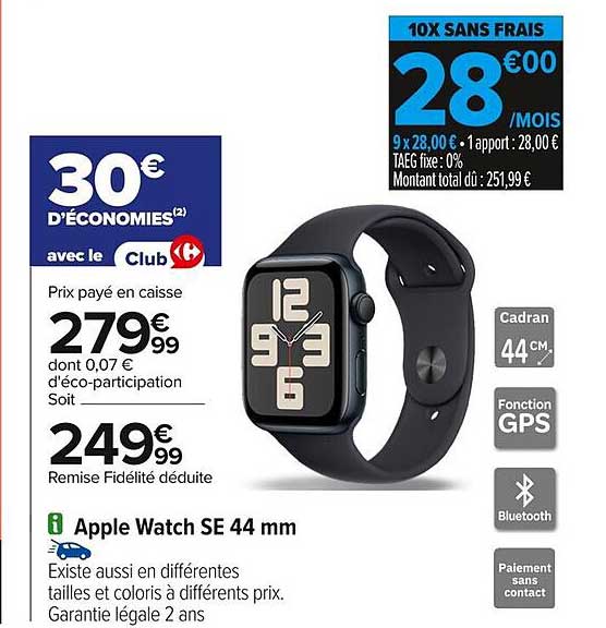 Apple Watch SE 44 mm