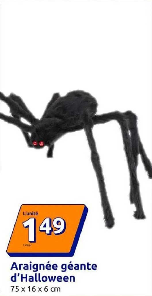 Araignée géante d’Halloween