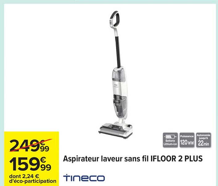 Aspirateur laveur sans fil IFLOOR 2 PLUS