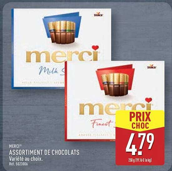 ASSORTIMENT DE CHOCOLATS