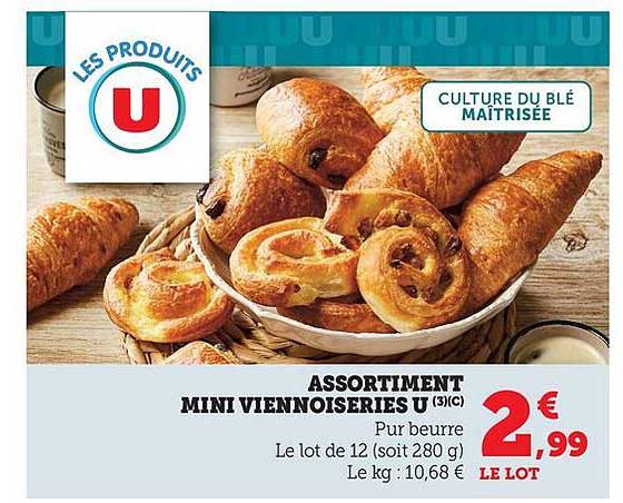 ASSORTIMENT MINI VIENNOISERIES U (3/c)