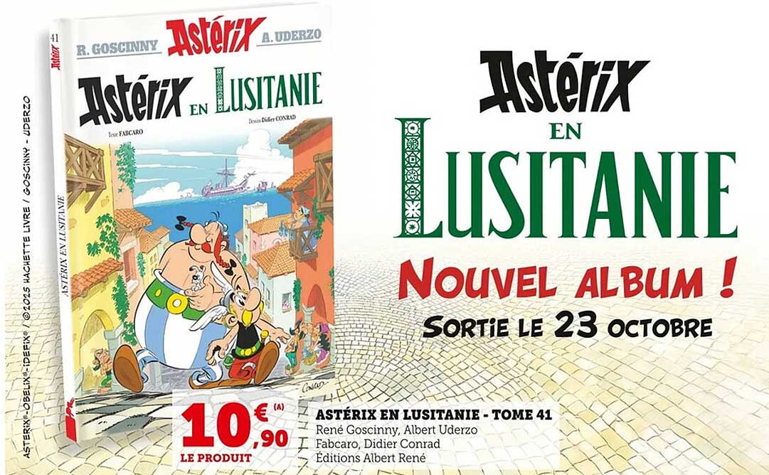 ASTÉRIX EN LUSITANIE - NOUVEL ALBUM !