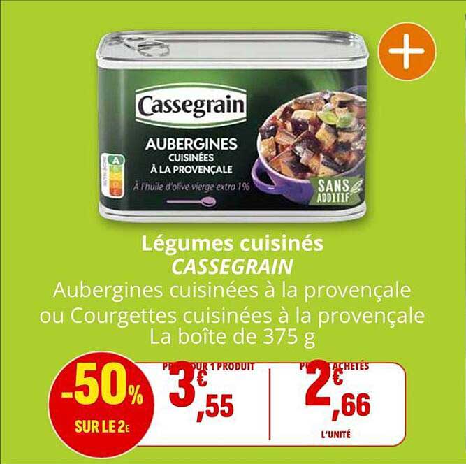 Aubergines à la provençale Cassegrain