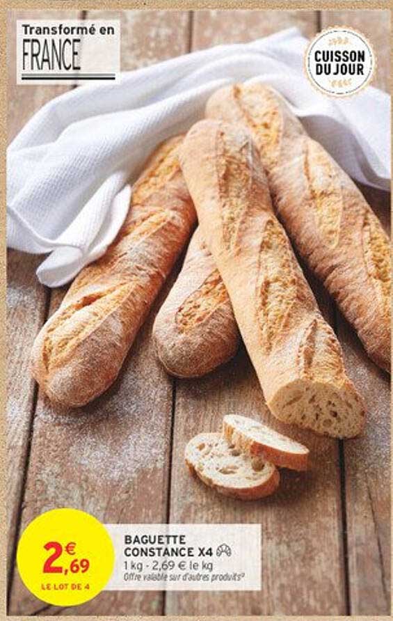 BAGUETTE CONSTANCE X4