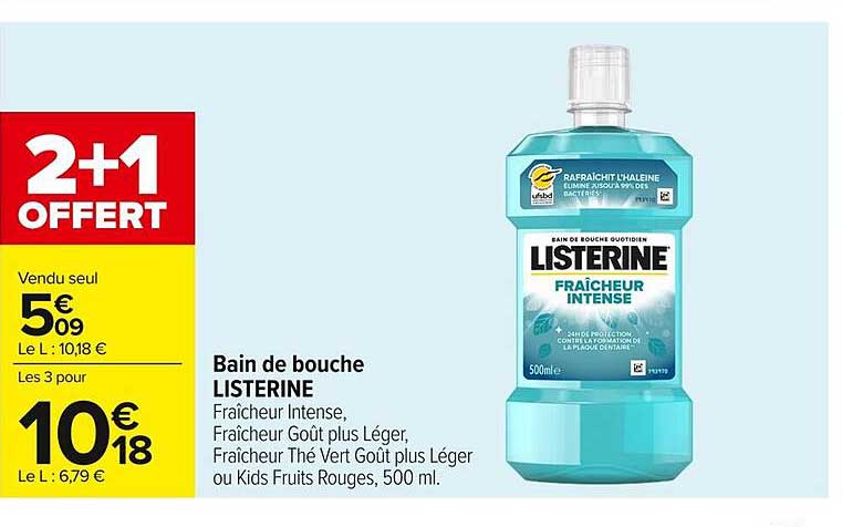 Bain de bouche LISTERINE