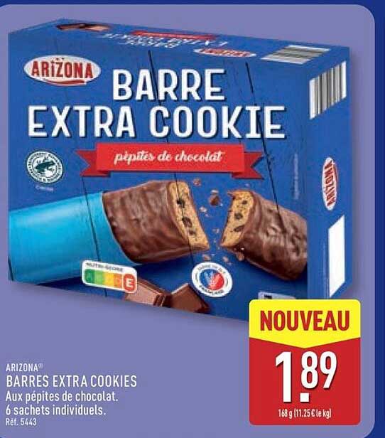BARRES EXTRA COOKIES