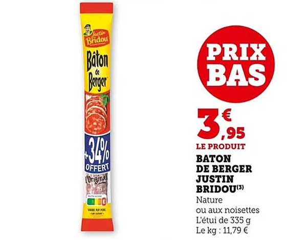 Bâton de Berger Justin Bridou