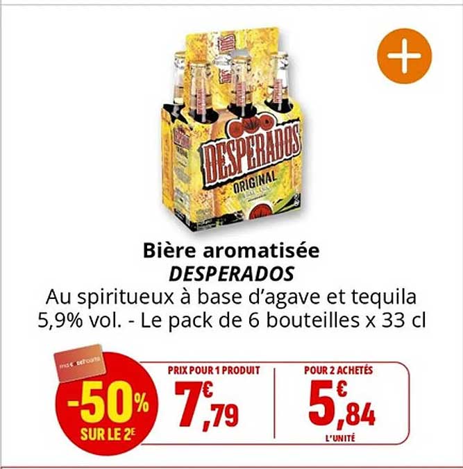 Bière aromatisée DESPERADOS