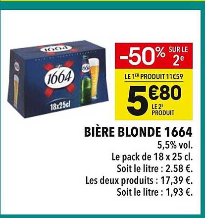 BIÈRE BLONDE 1664