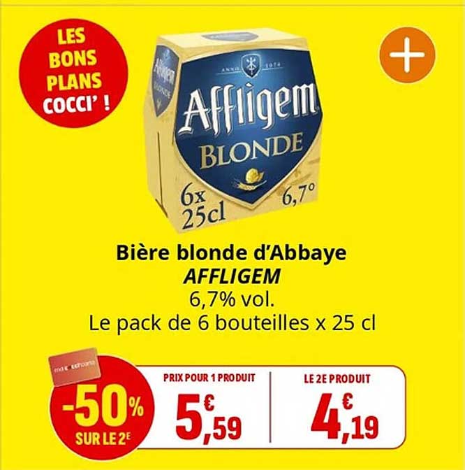 Bière blonde d’Abbaye AFFLIGEM