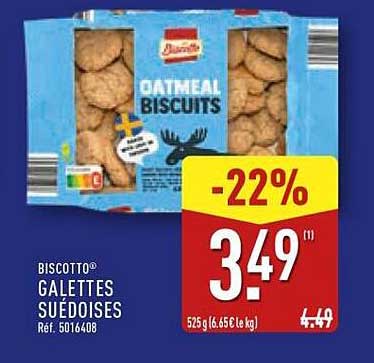 BISCOTTO® GALETTES SUÉDOISES