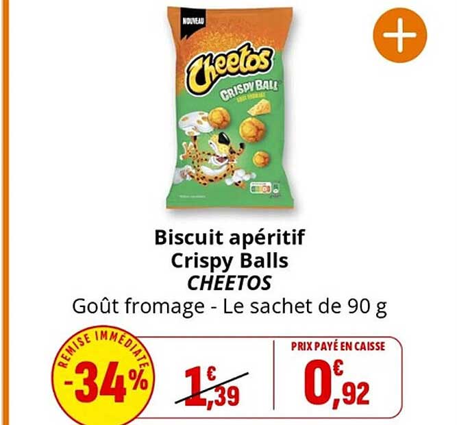 Biscuit apéritif Crispy Balls CHEETOS