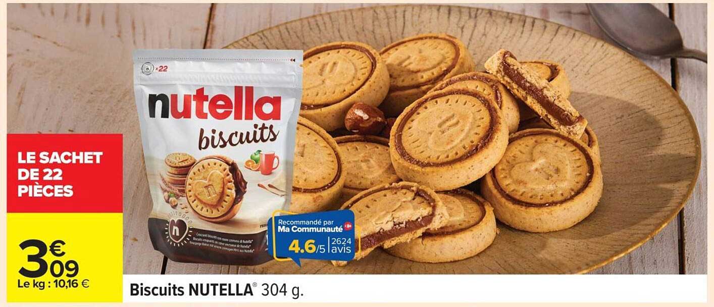 Biscuits NUTELLA® 304 g
