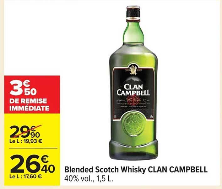 Blended Scotch Whisky CLAN CAMPBELL