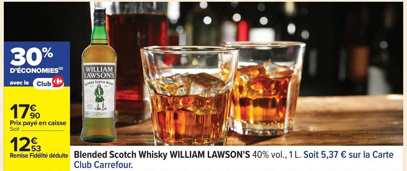 Blended Scotch Whisky WILLIAM LAWSON'S 40% vol., 1L