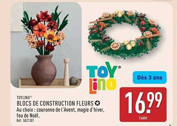 BLOCS DE CONSTRUCTION FLEURS