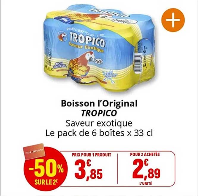 Boisson l'Original TROPICO Saveur exotique