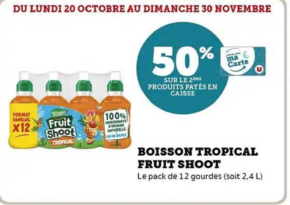 BOISSON TROPICAL FRUIT SHOOT