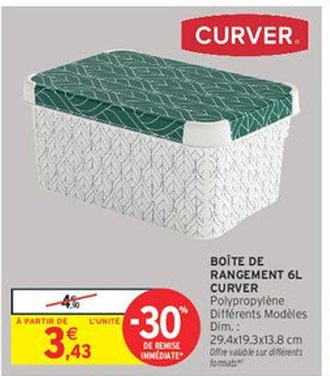 BOÎTE DE RANGEMENT 6L CURVER