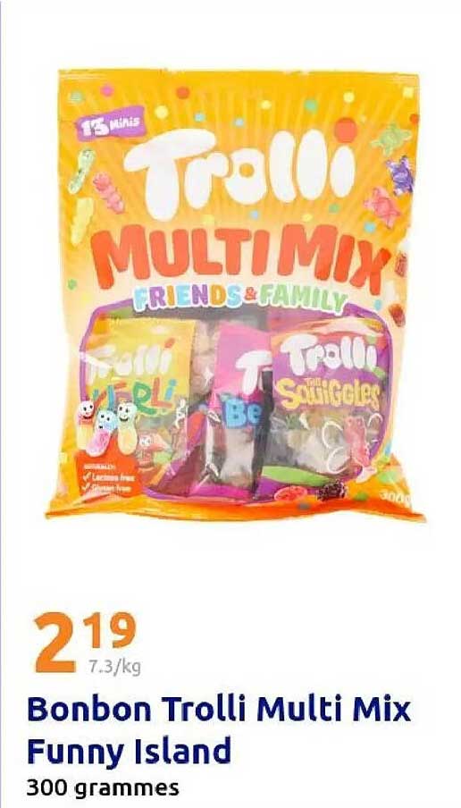 Bonbon Trolli Multi Mix Funny Island