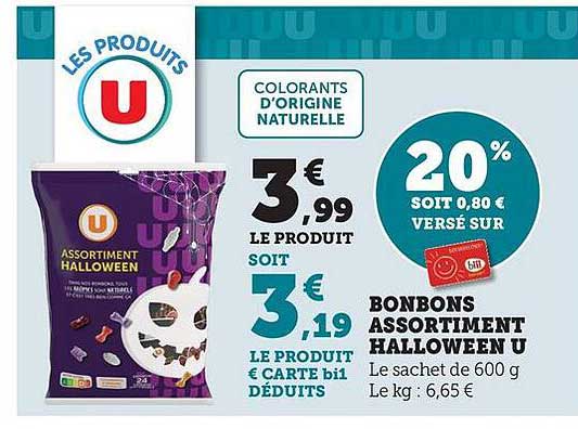BONBONS ASSORTIMENT HALLOWEEN U