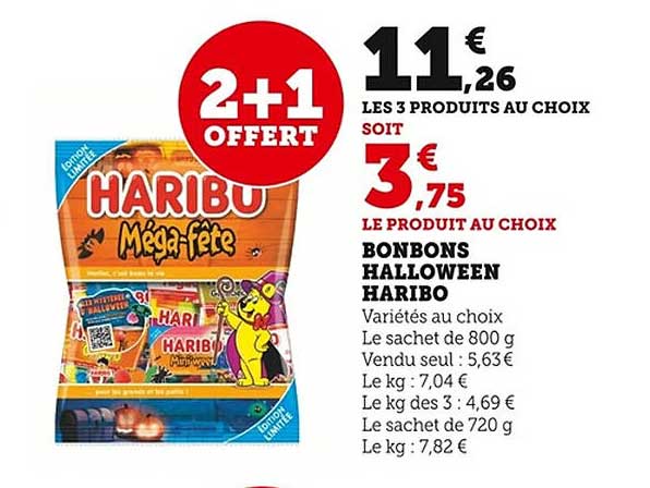 BONBONS HALLOWEEN HARIBO