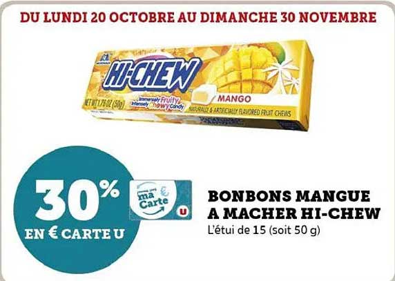 BONBONS MANGUE A MACHER HI-CHEW