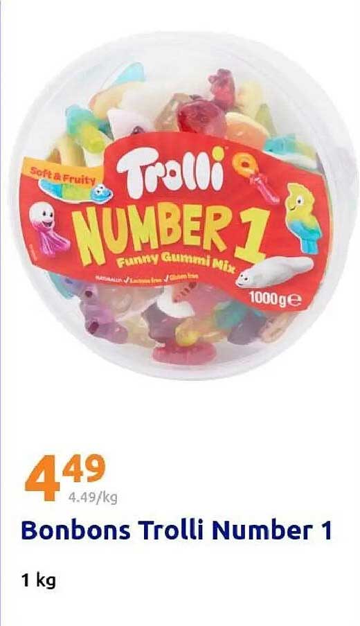 Bonbons Trolli Number 1