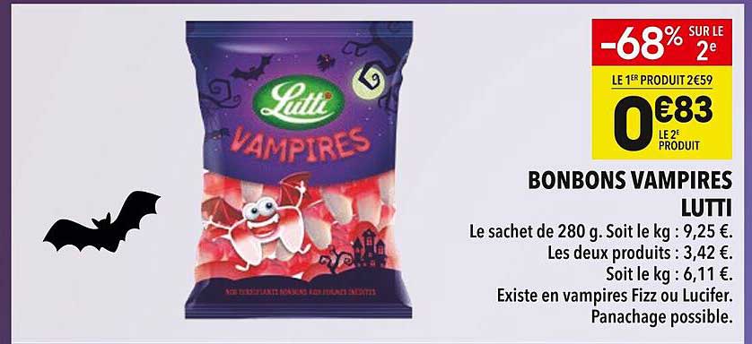 BONBONS VAMPIRES LUTTI