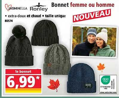 Bonnet femme ou homme