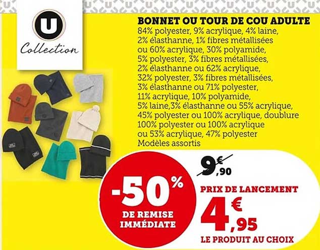 BONNET OU TOUR DE COU ADULTE
