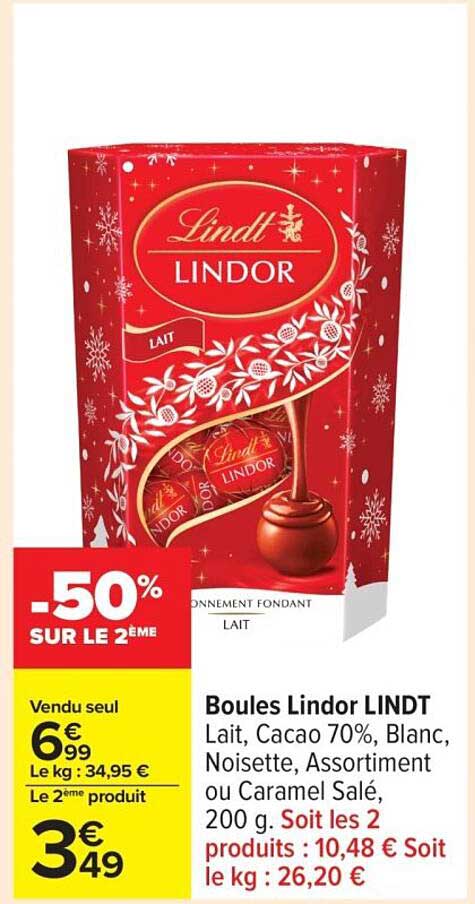 Boules Lindor LINDT