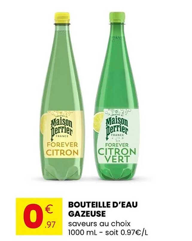 BOUTEILLE D’EAU GAZEUSE