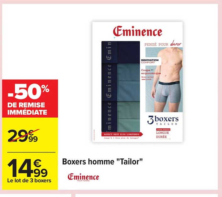 Boxers homme "Tailor"