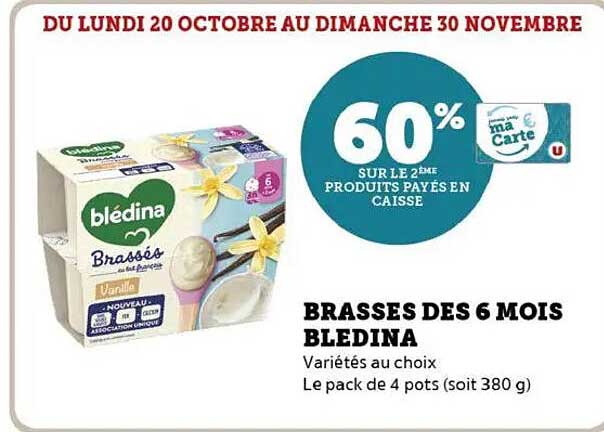 BRASSÉS DES 6 MOIS BLEDINA