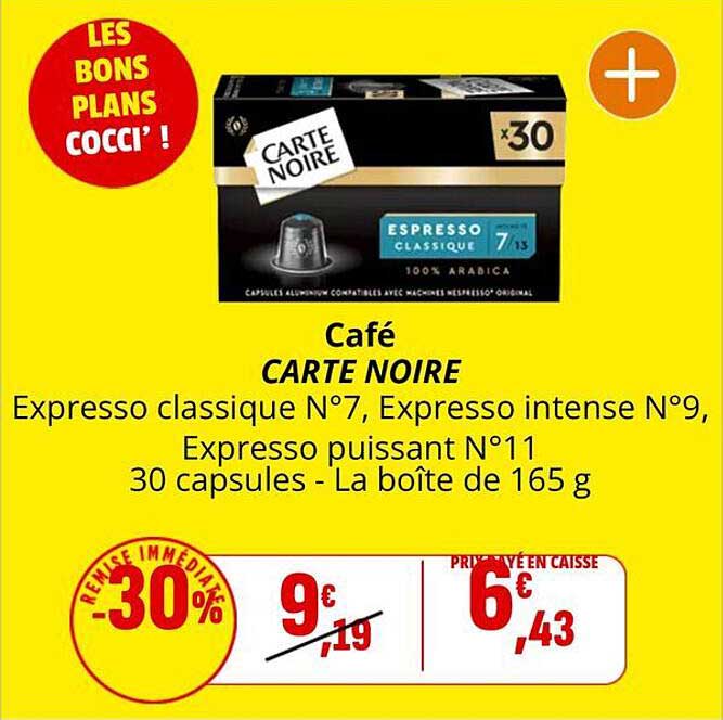 Café CARTE NOIRE