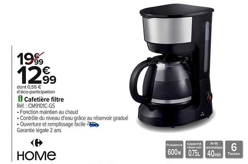 Cafetière filtre