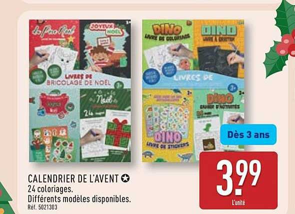 CALENDRIER DE L’AVENT
