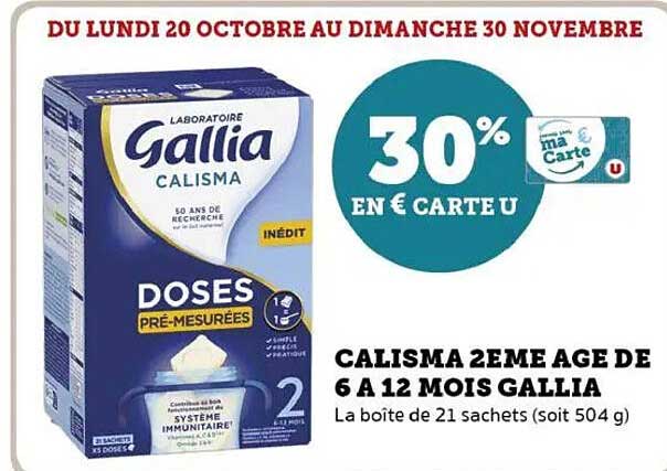 CALISMA 2EME AGE DE 6 A 12 MOIS GALLIA