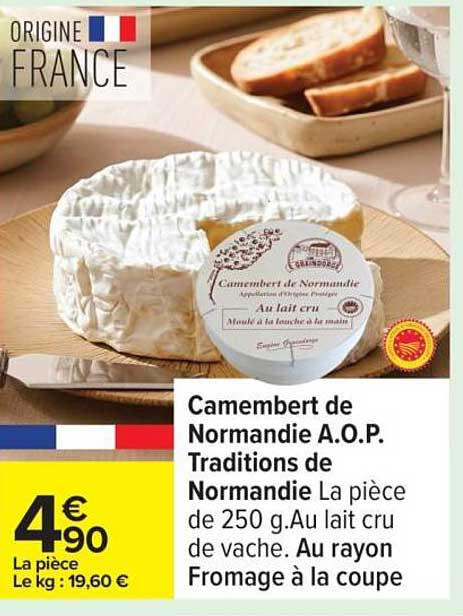 Camembert de Normandie A.O.P. Traditions de Normandie
