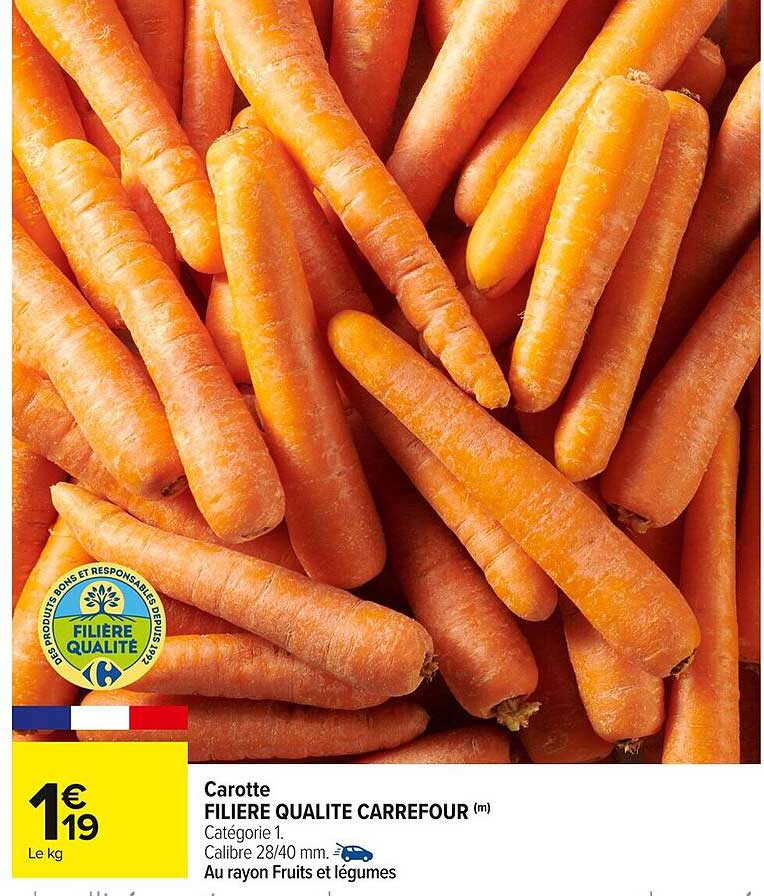Carotte FILIERE QUALITE CARREFOUR