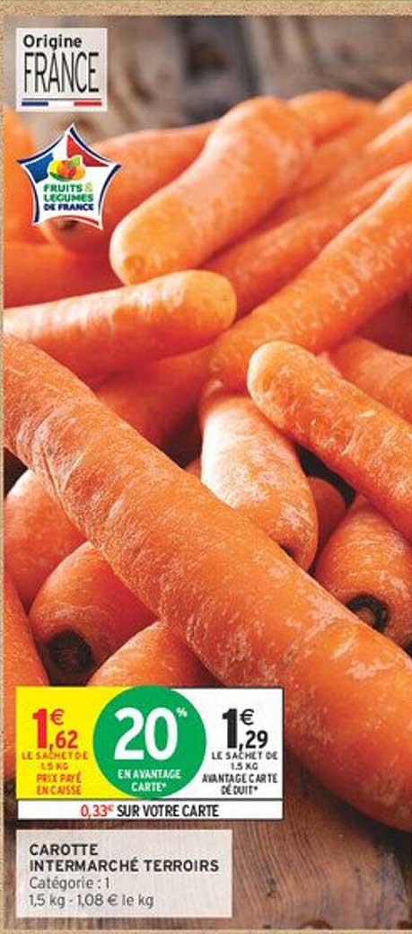 CAROTTE INTERMARCHÉ TERROIRS