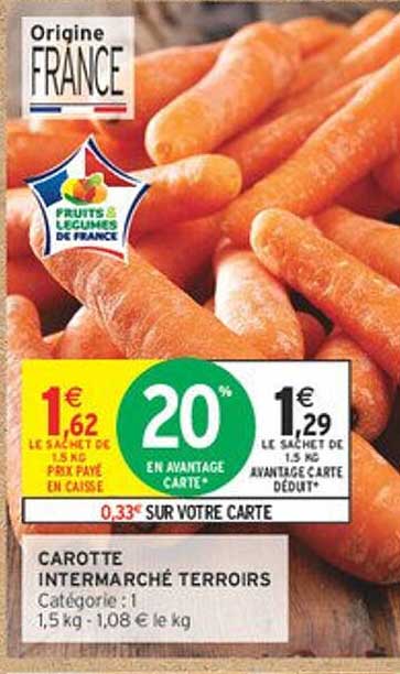 Carotte Intermarché Terroirs