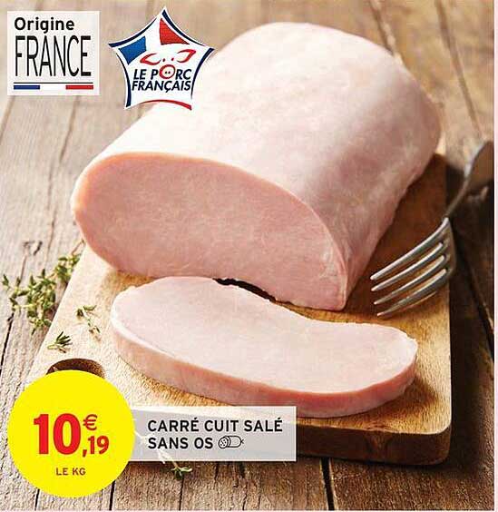 CARRE CUIT SALÉ SANS OS